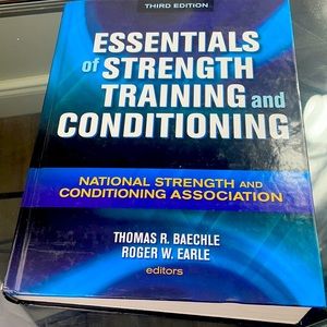 Essential of Strength Training and Conditioning -text book hard cover